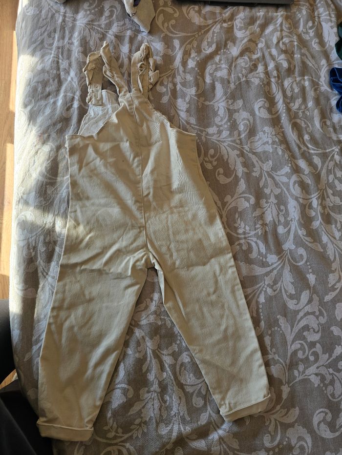 Salopette beige neuve