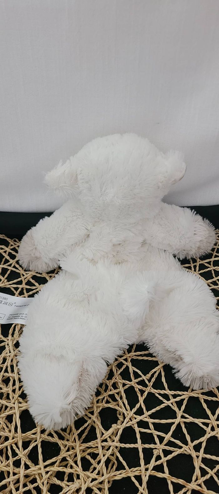 Mouton KIMBALOO (La Halle) doudou plat blanc - photo numéro 5