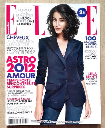 Magazine Elle n°3442 Décembre 2011 spécial Leila Bekti