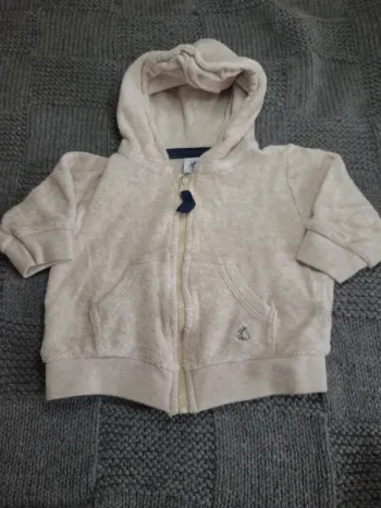 👶Veste zippée Petit Bateau taille 6mois-67cm👶