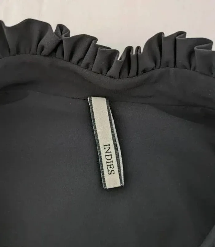 Robe noire manches longues - Indies - taille 36 - photo numéro 3
