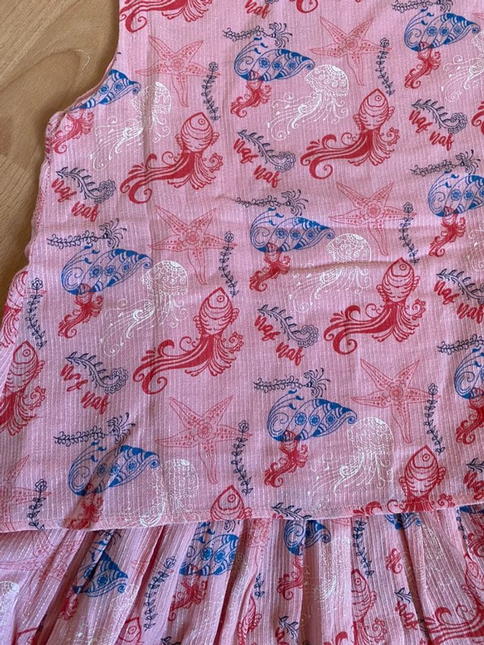 Jolie robe d’été rose sans manches Naf Naf T. 12 ans/152 cm fille neuve - photo numéro 9