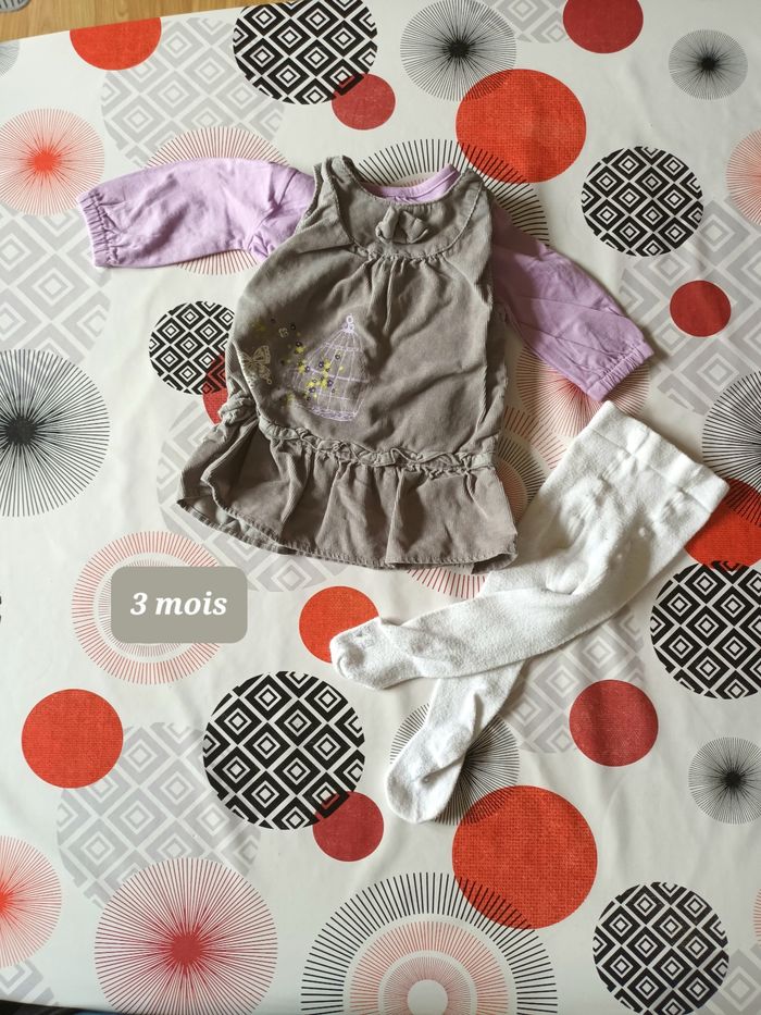 Tenue ensemble robe Taille 3 mois