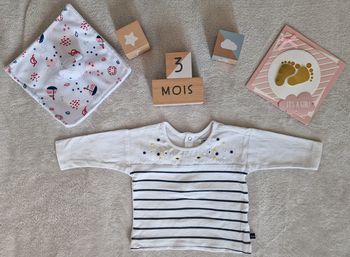 T-shirt ML léger IKKS 3M (BE)