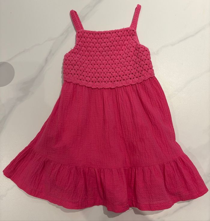Robe bretelles tulle doublure Fuchsia 3 ans > 98 cm Okaïdi