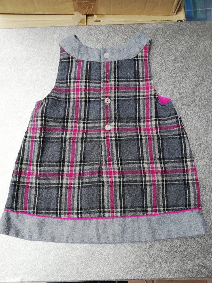 Robe à carreaux 6 mois fille Cadet Rousselle - photo numéro 5