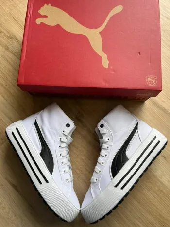 Puma Kaia 2 Mid White Black 38