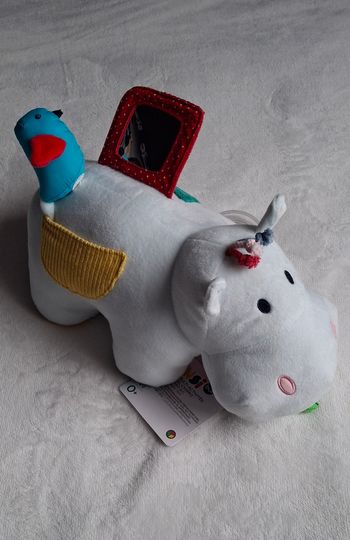 Peluche d'activités Axel l'hippo Oxybul