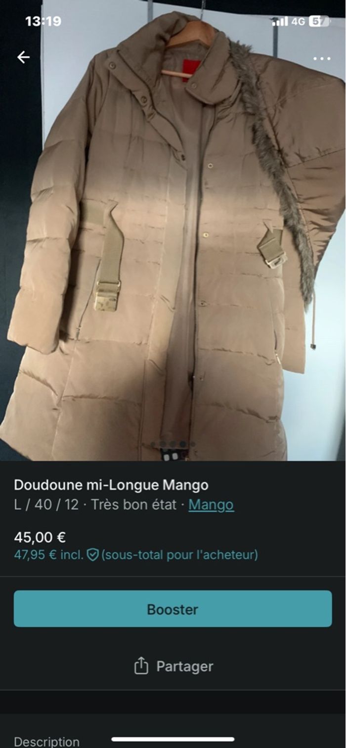 Doudoune mango - photo numéro 6