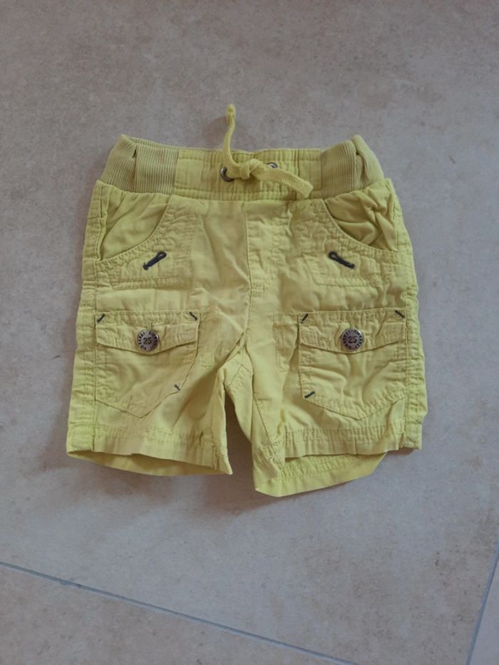 Short jaune 24 mois
