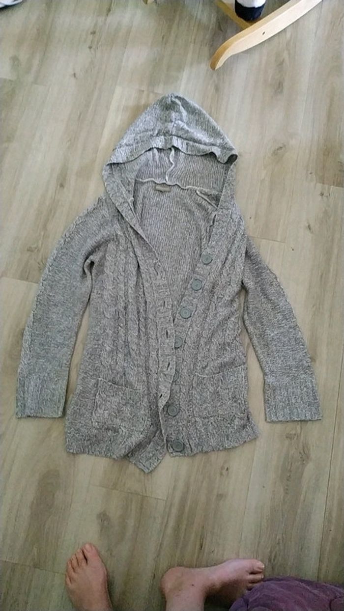 Gilet gris clair