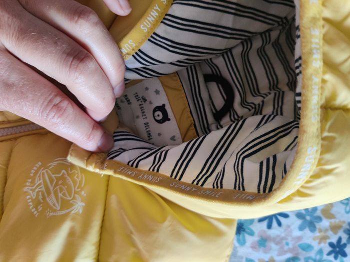 Doudoune blouson sans manche à capuche C&A Taille 3 ans - photo numéro 5
