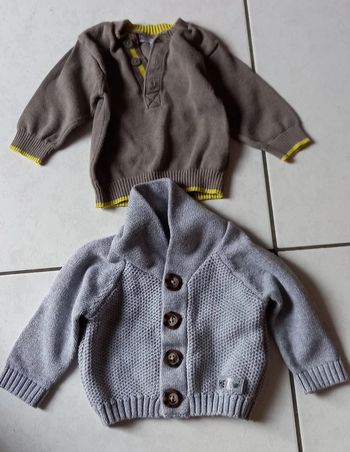 Lot de 2 pulls bébé