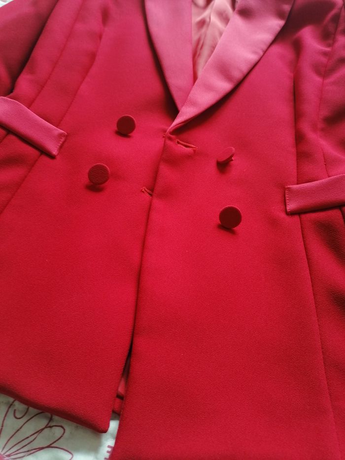 Veste/blazer rouge à manches longues - Taille 36 - Queen of Hearts - photo numéro 8