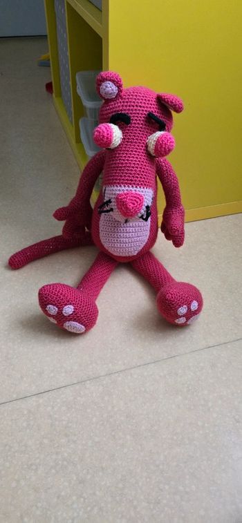 Panthère rose crochet