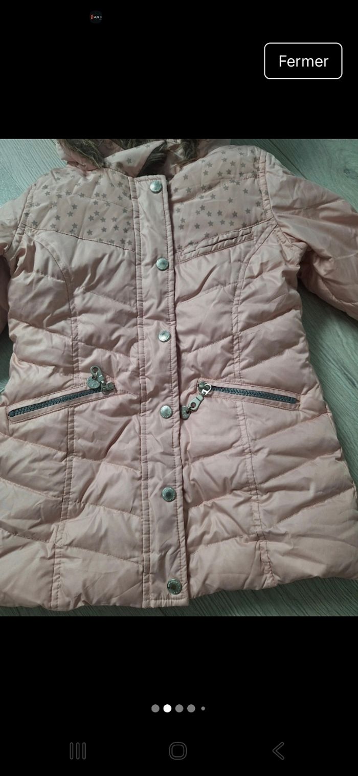Manteau fille 70% duvet 4a - photo numéro 2