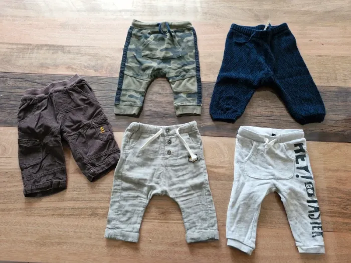 Lot de 5 pantalons 9 mois