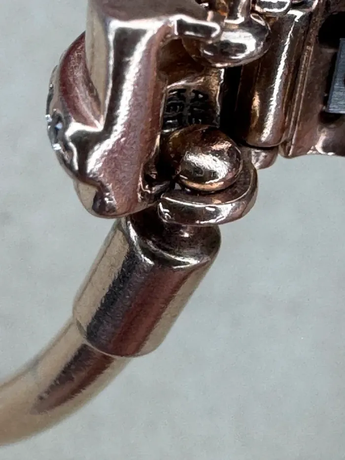 Bracelet Jonc Pandora Authentique Étoile filante plaqué Or rose - photo numéro 3