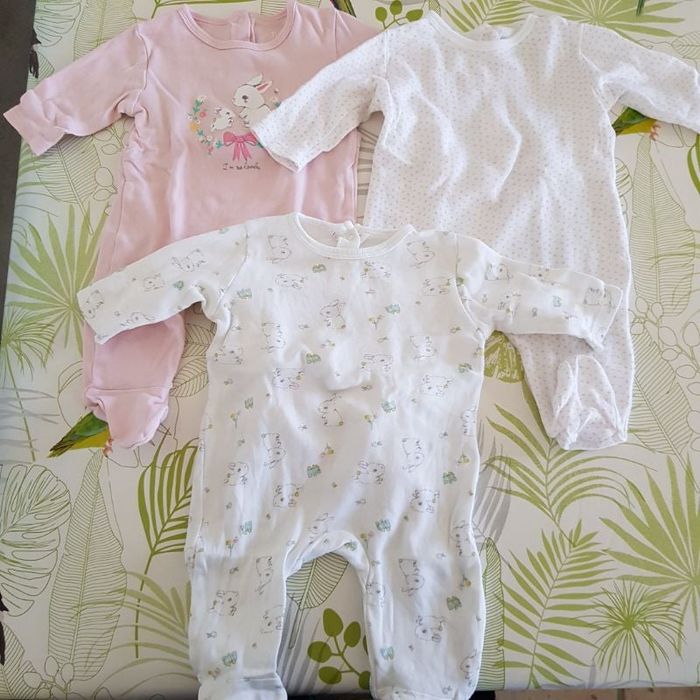Lot de 3 pyjamas fin