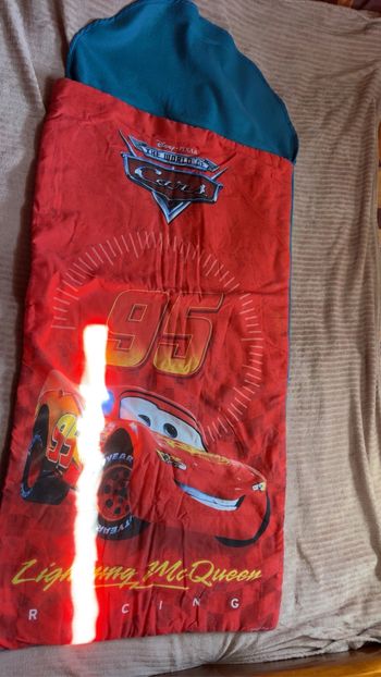 🚘Transformer l’heure du coucher en aventure avec le sac de couchage Cars Disney PIXAR!!