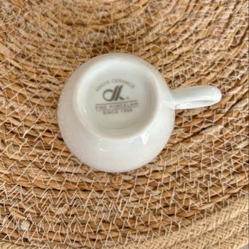 Tasses bistrot porcelaine