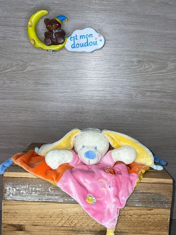 MD114 doudou lapin 🐰 mots d’enfants 