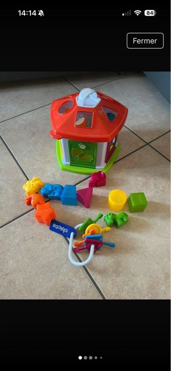 Cottage des animaux avec clés 2 en 1