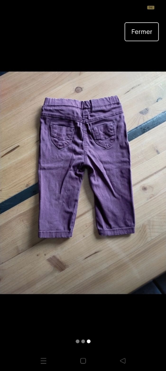 Pantalon fille 9 mois - photo numéro 3