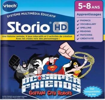 Jeu storio HD - Super DC Friends, Superman, Batman, Wonder Woman