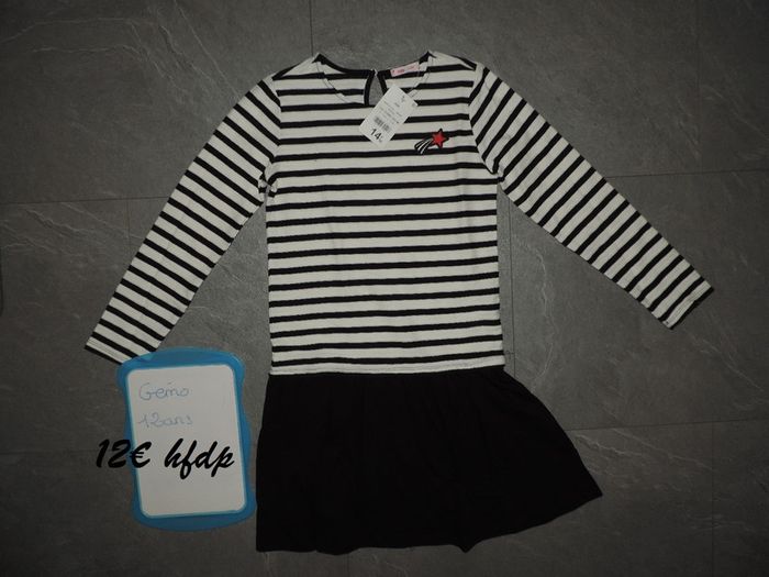 robe gémo taille 12 ans neuf