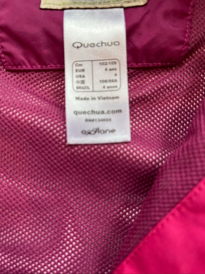 Manteau pluie rose - photo numéro 2
