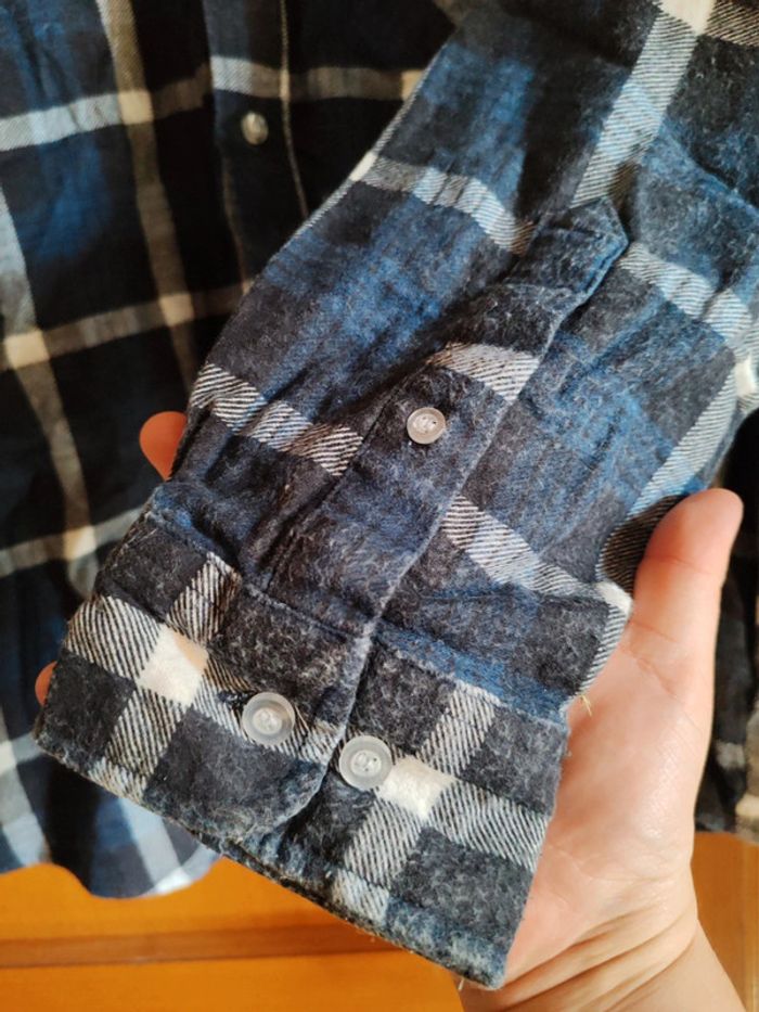 Chemise épaisse a carreaux - photo numéro 2