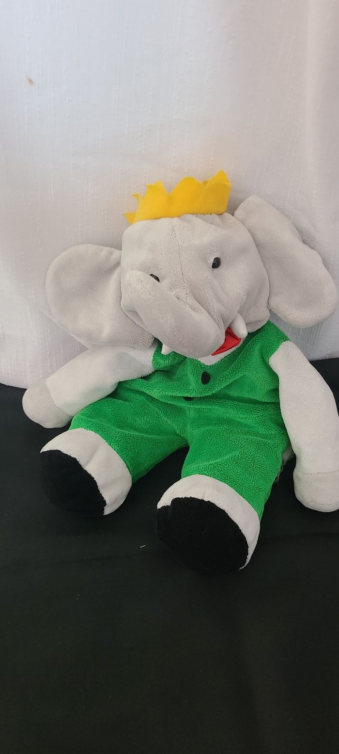 Doudou L'éléphant Babar Lansay - photo numéro 4