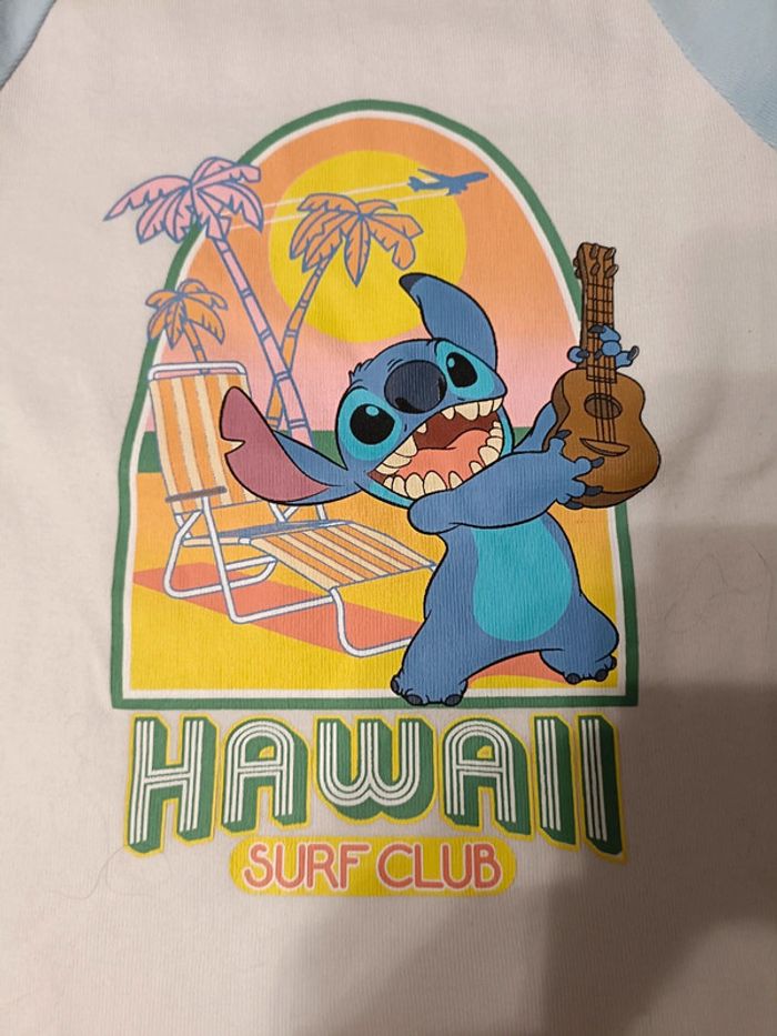 Tee shirt croc top Stitch - photo numéro 3