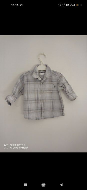 Chemise kitchoun 6 mois