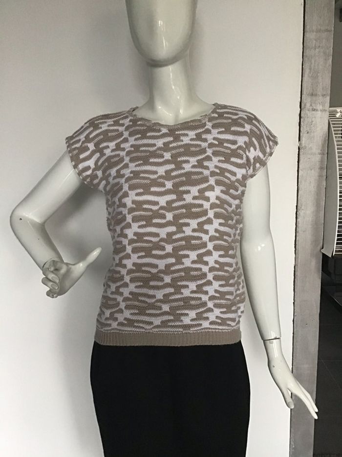 Pull sans manche 75% coton 🇫🇷Jean Richter Paris