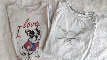 Lot t-shirts manches longues Gémo Okaïdi 6 ans