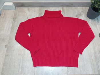 Pull col roulé