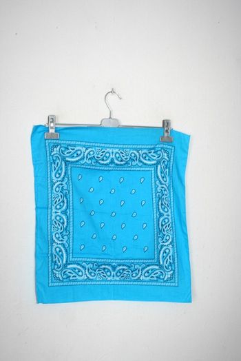 Bandana bleu 53x49cm