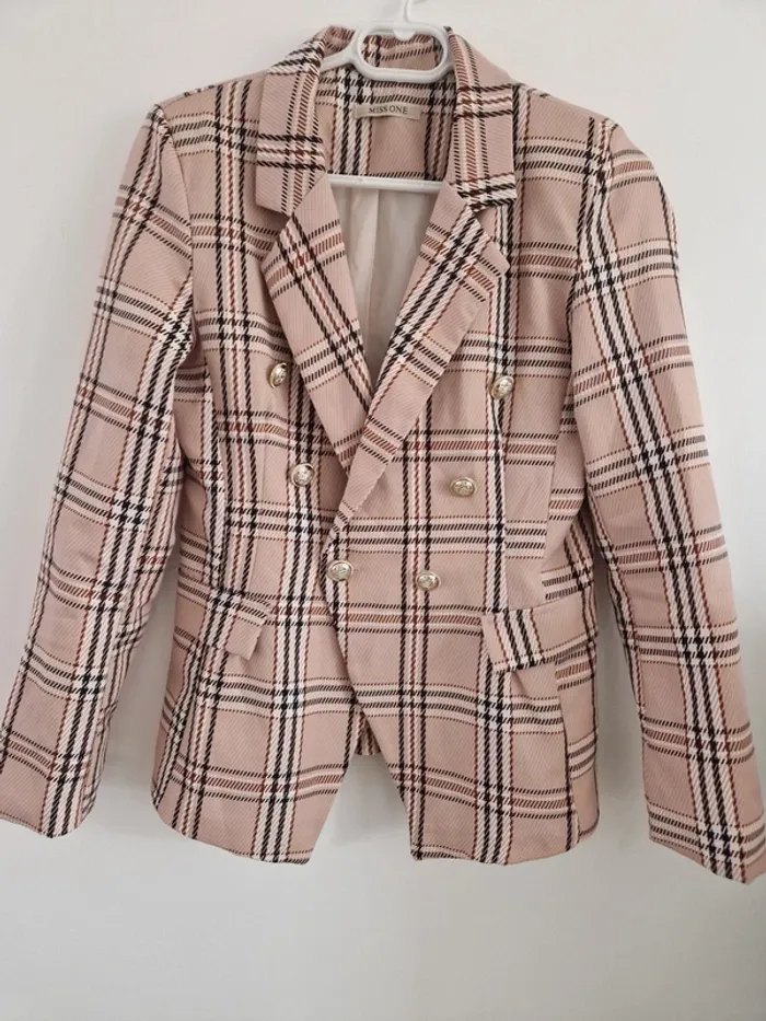 🪅 Blazer à carreaux - Taille 38 - Miss One 🪅