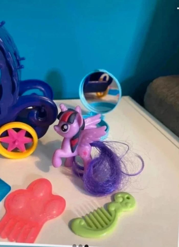 Carosse little poneys + 2 poneys - photo numéro 3