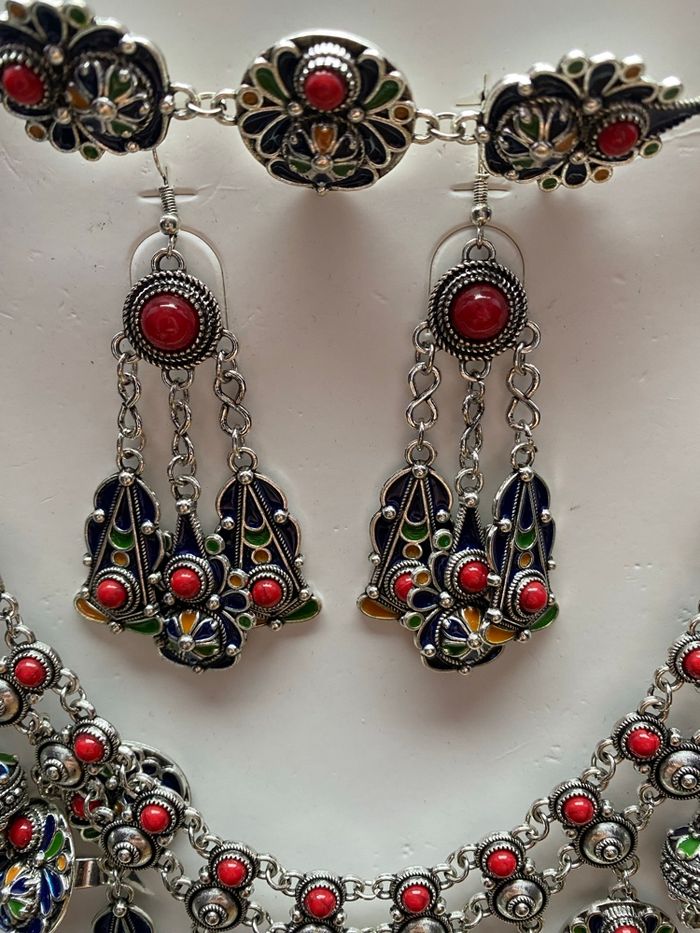 Parure de bijoux kabyle (berbère/orientale) - photo numéro 3