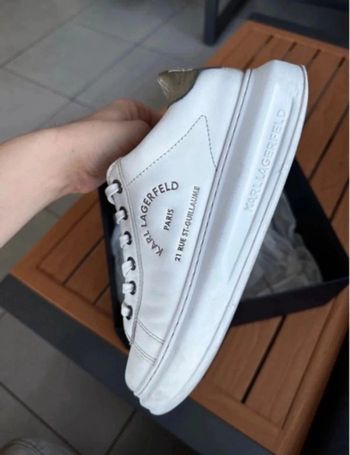 Baskets blanches Karl Lagerfeld