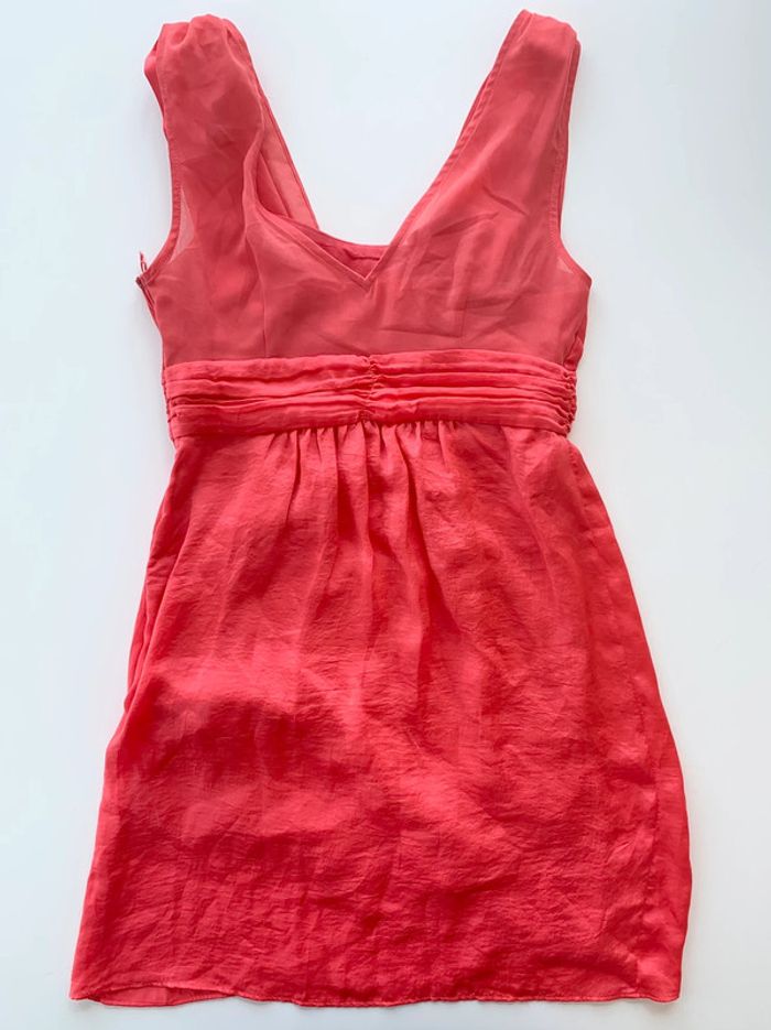 Robe d'été rouge corail naf naf - photo numéro 2