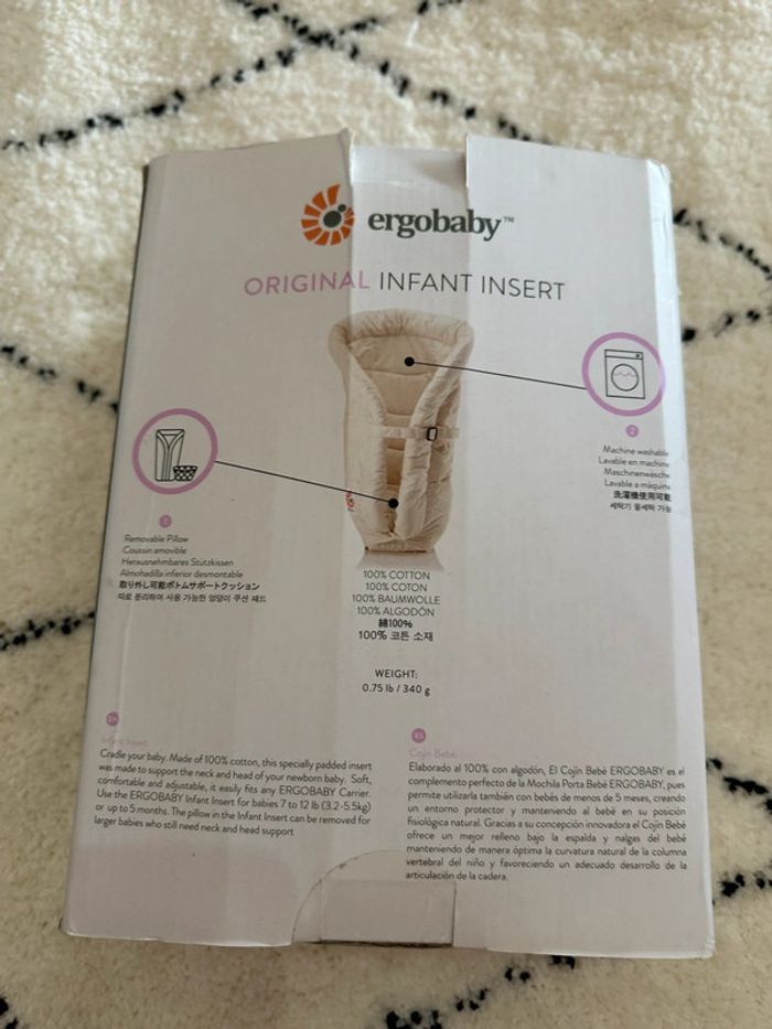Insert bébé ergobaby - photo numéro 5