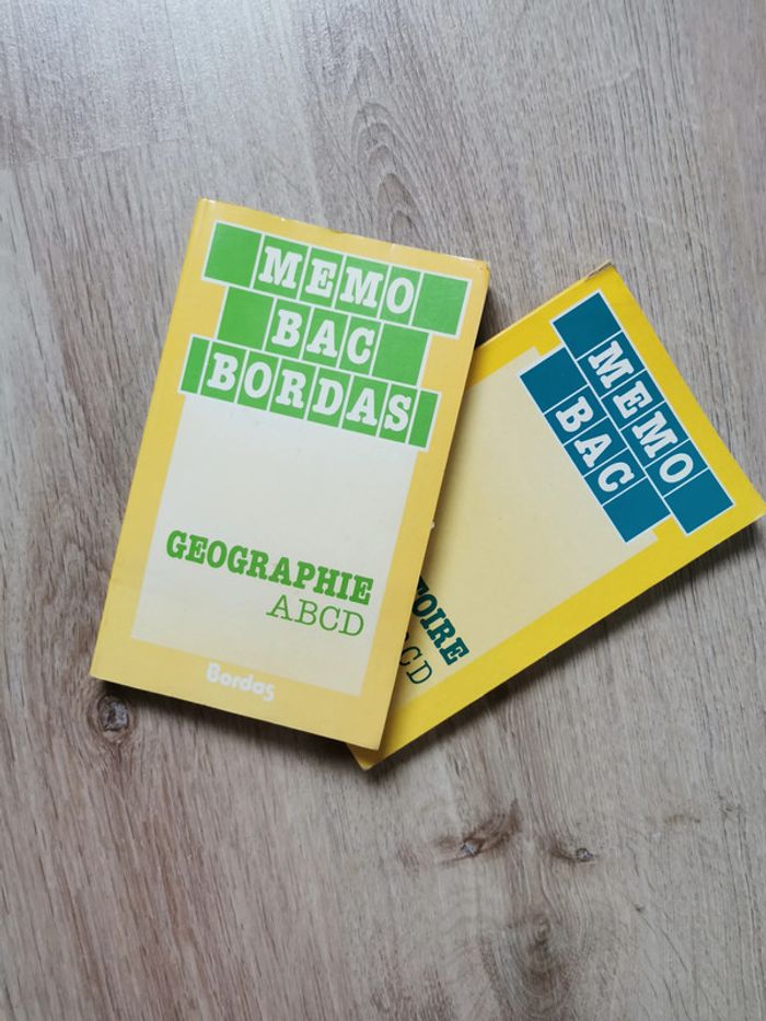 Memo Bac Bordas lot de 2 livres - photo numéro 6