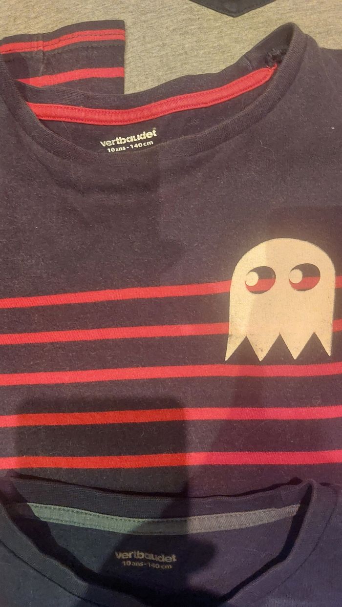 Lot 3 ti shirts manches longues 10 ans - photo numéro 3
