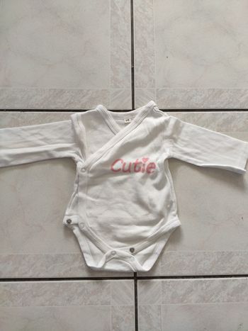 Body blanc 3 mois