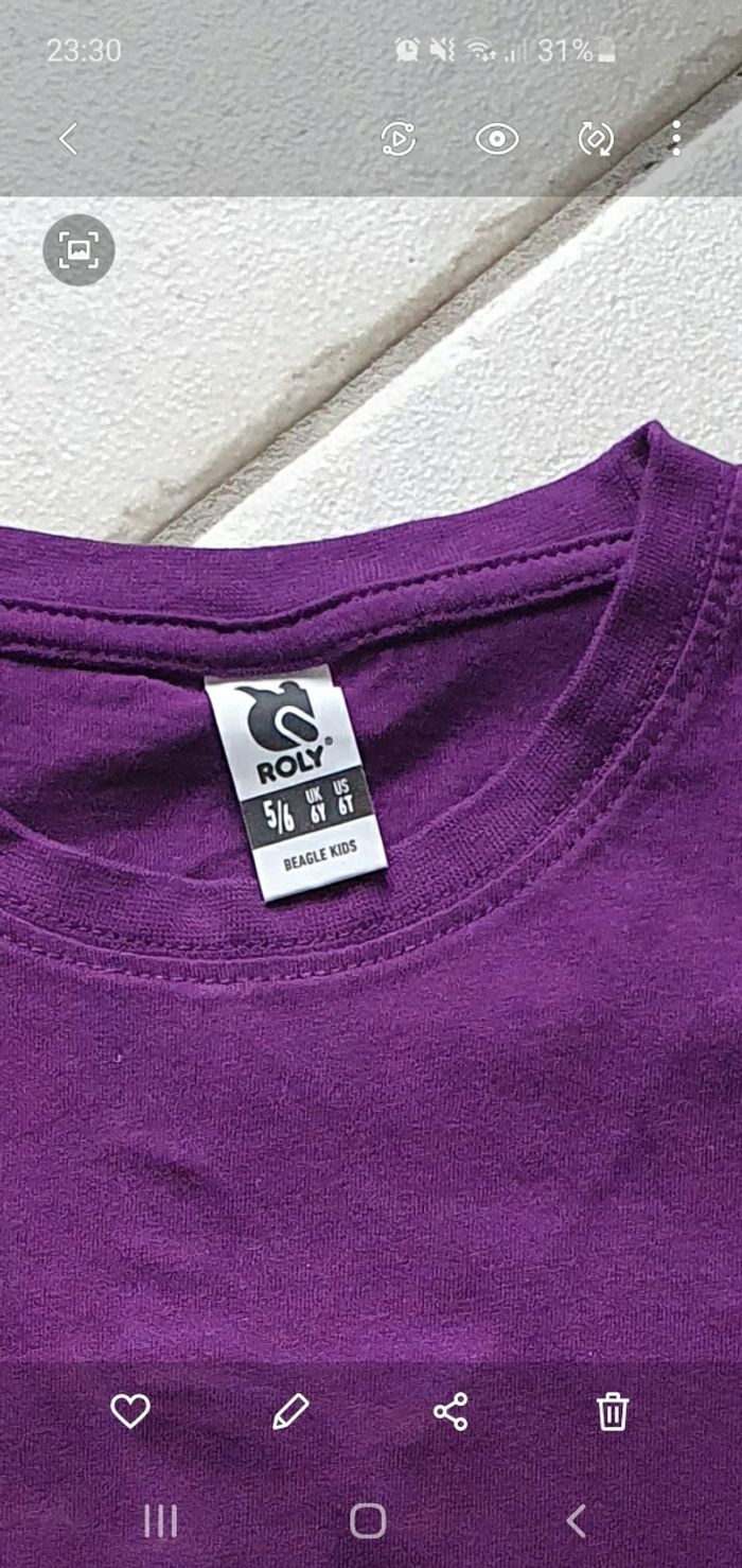 Tee shirt 6 ans - photo numéro 3
