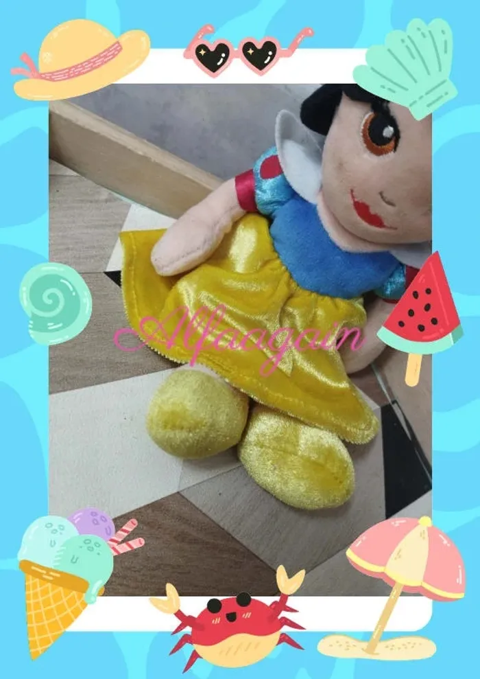 Peluche Disney mini blanche neige - photo numéro 2